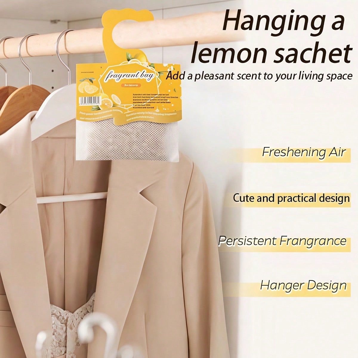 Hanging Lemon Scented Sachets, - Home Fragrance Oud 评论和价格