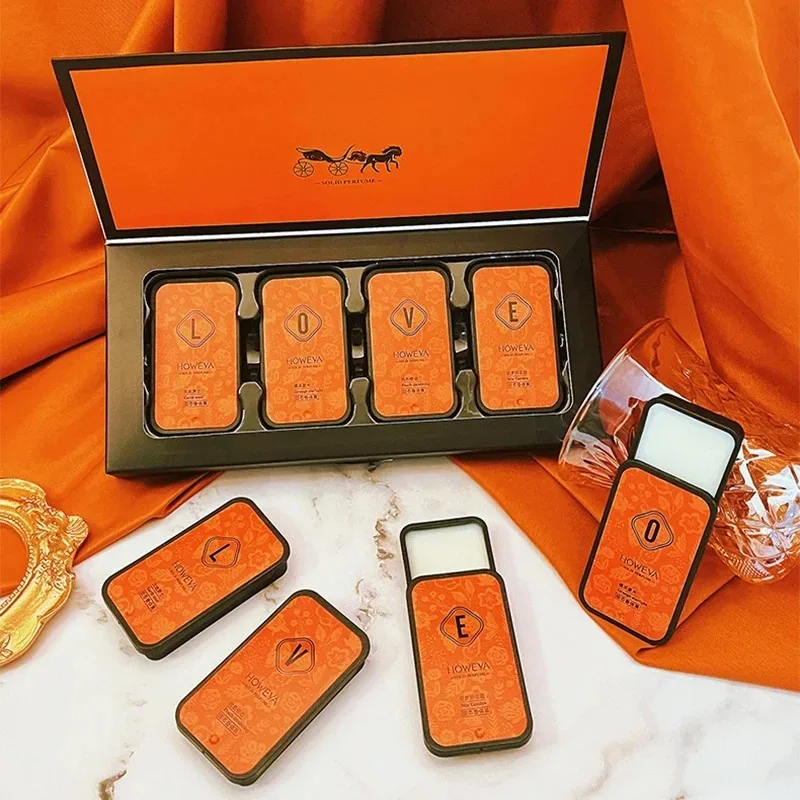 Solid Perfume Set 4 Piece Flor - Home Fragrance Gift 评论和价格