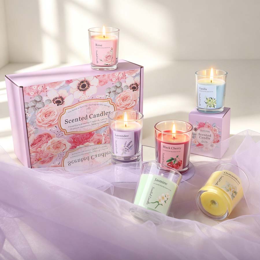 Aromatherapy Scented Candle Gi - Home Fragrance Gift 评论和价格